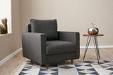 Fauteuil Eva Antraciet