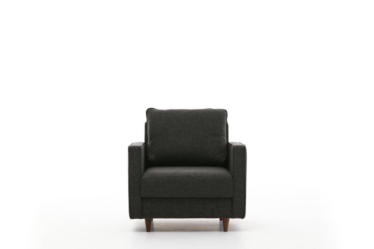 Fauteuil Eva Antraciet