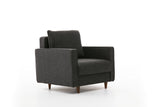 Fauteuil Eva Antraciet