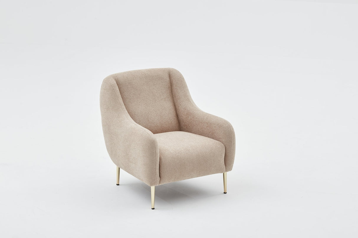 Fauteuil Simena Beige Goud