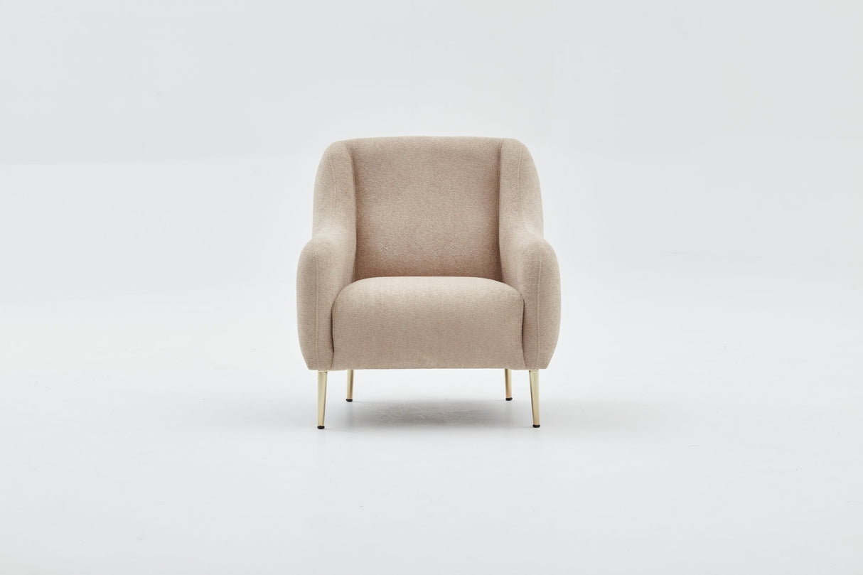 Fauteuil Simena Beige Goud