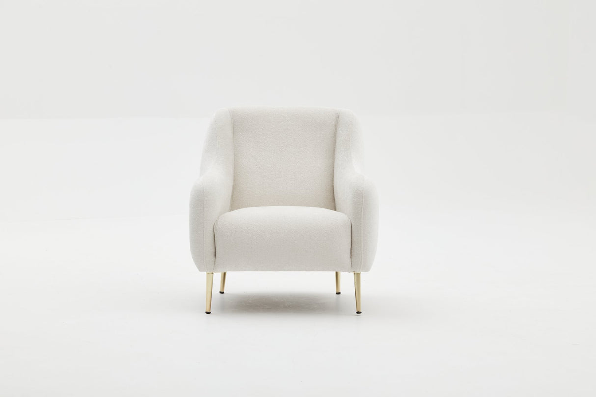 Fauteuil Simena Crème Goud