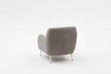 Fauteuil Simena Grijs Goud