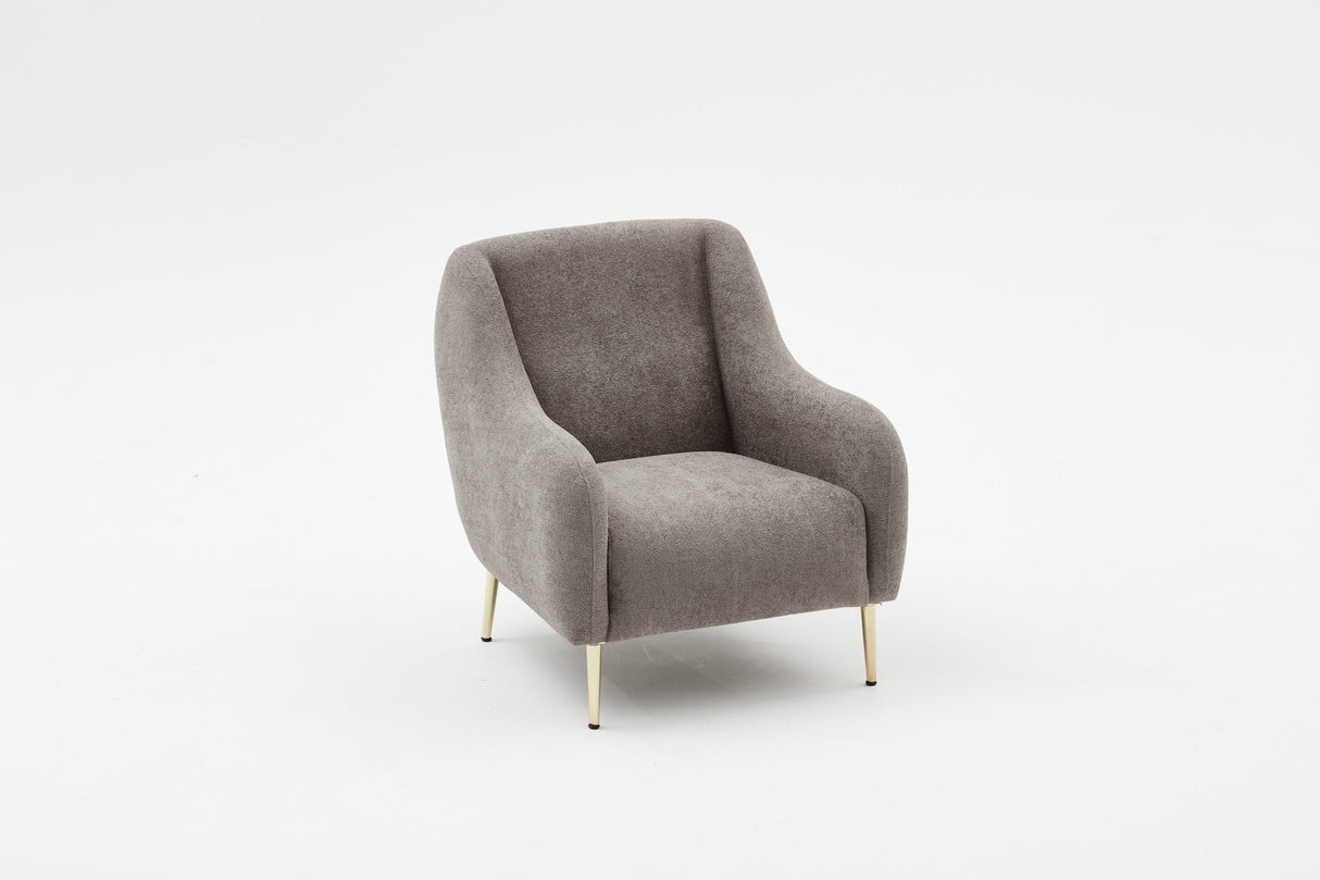 Fauteuil Simena Grijs Goud