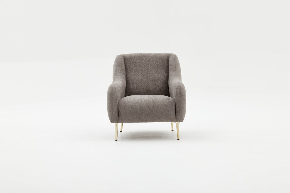 Fauteuil Simena Grijs Goud