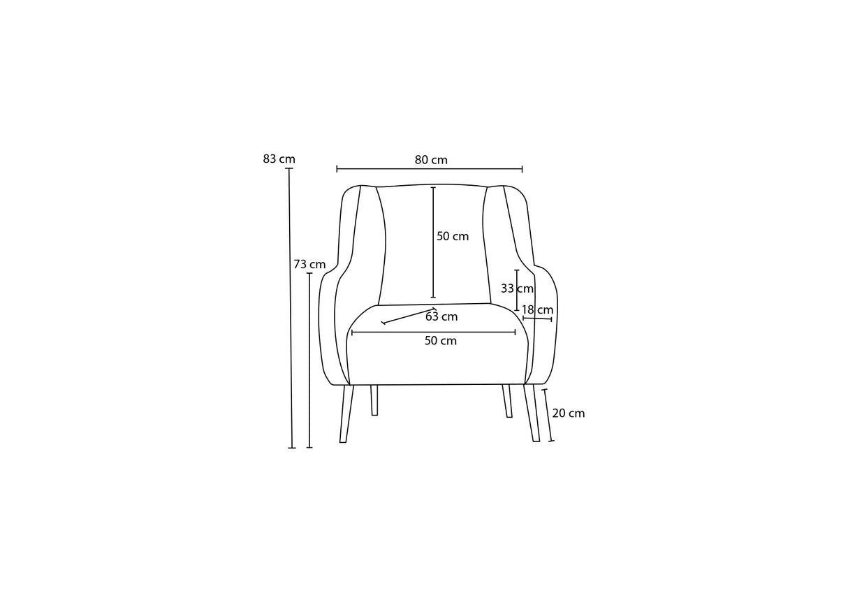 Fauteuil Revos Bruin