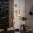Lampes suspendues - Lampe suspendue moderne Beige Otan étagé 3 - lumières - Dimehouse