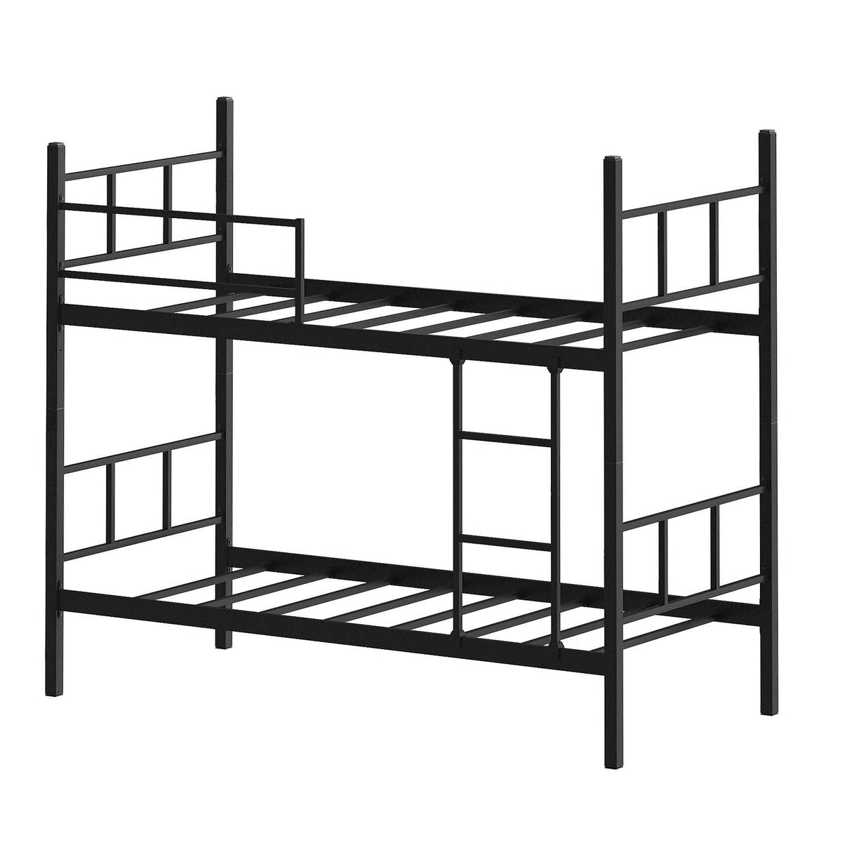 Stapelbed Kinderen - Zwart - 200x100 cm