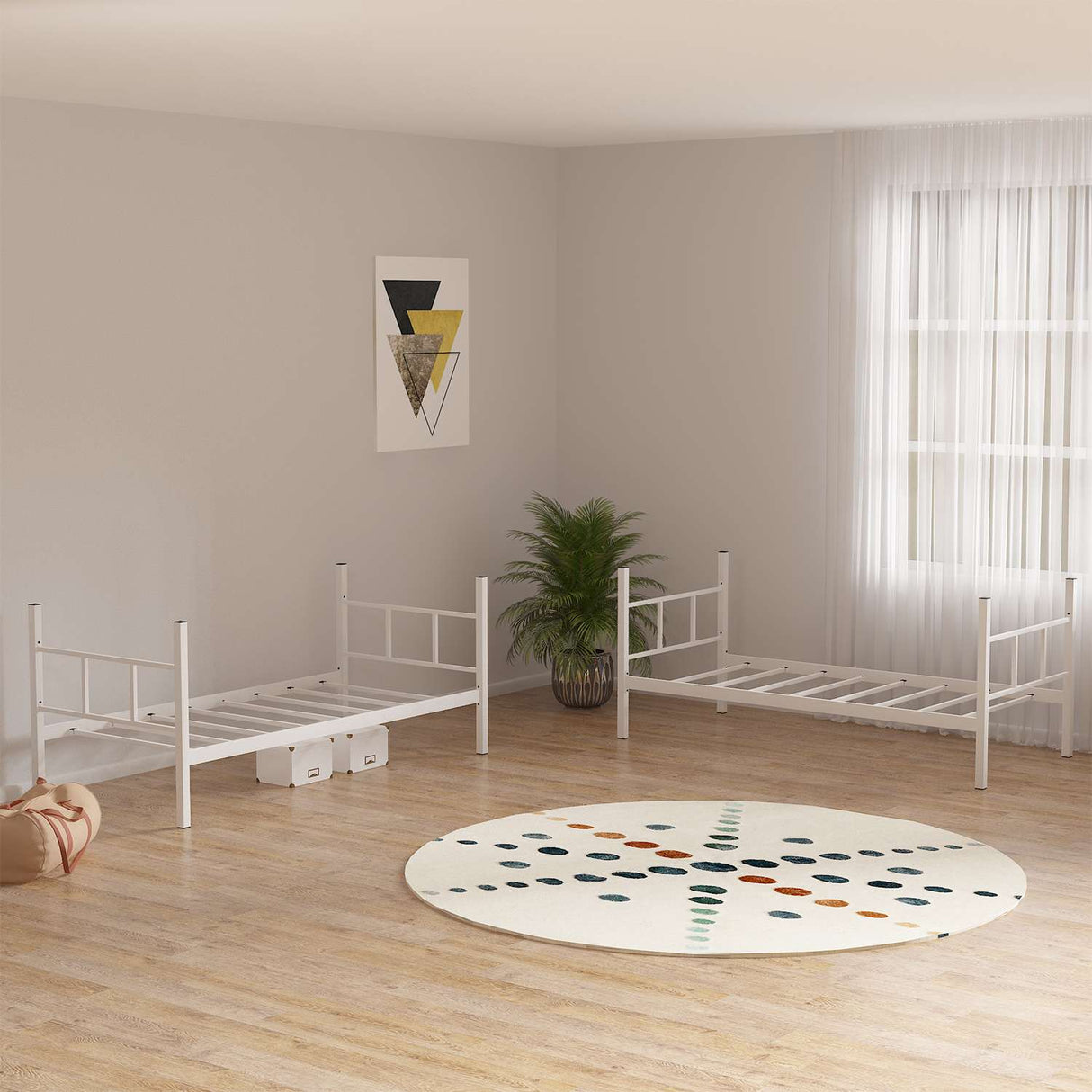 Stapelbed Kinderen - Wit - 200x90 cm