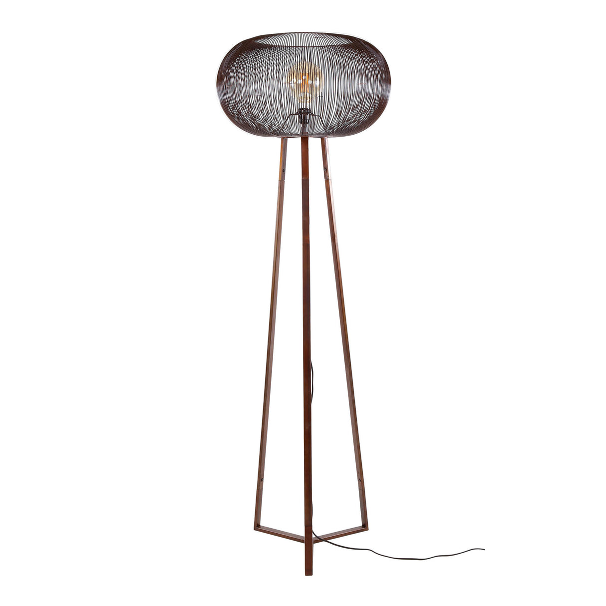 Lampadaire Jill 3 pieds cuivre Ø55 cm