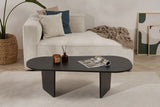 Ovalis - Wood Black 100% MELAMINE COATED PARTICLE BOARD
