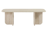 Akira salontafel travertine 120 cm Gemelamineerd houtcomposiet