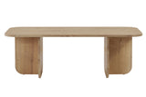 Table basse Akira aspect chêne saphir 120 cm bois composite enduit mélaminé