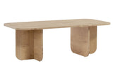 Table basse Akira aspect chêne saphir 120 cm bois composite enduit mélaminé
