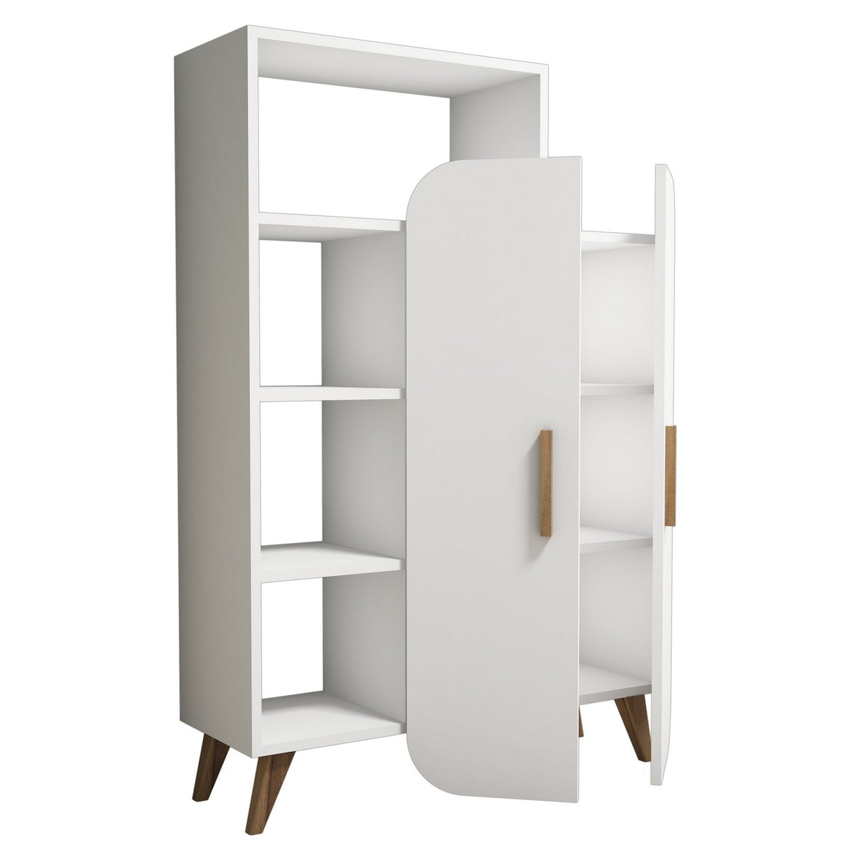 Boekenkast Form Wit Melamine 90x132x32 cm