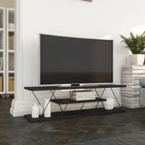 TV Meubel Canaz Antraciet Grijs Melamine 120x33x30 cm