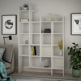 Boekenkast Manco Wit Melamine 122x188x25,5 cm