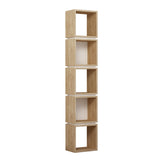 Bibliothèque Multi Oak White Mélamine 32x167x22 cm