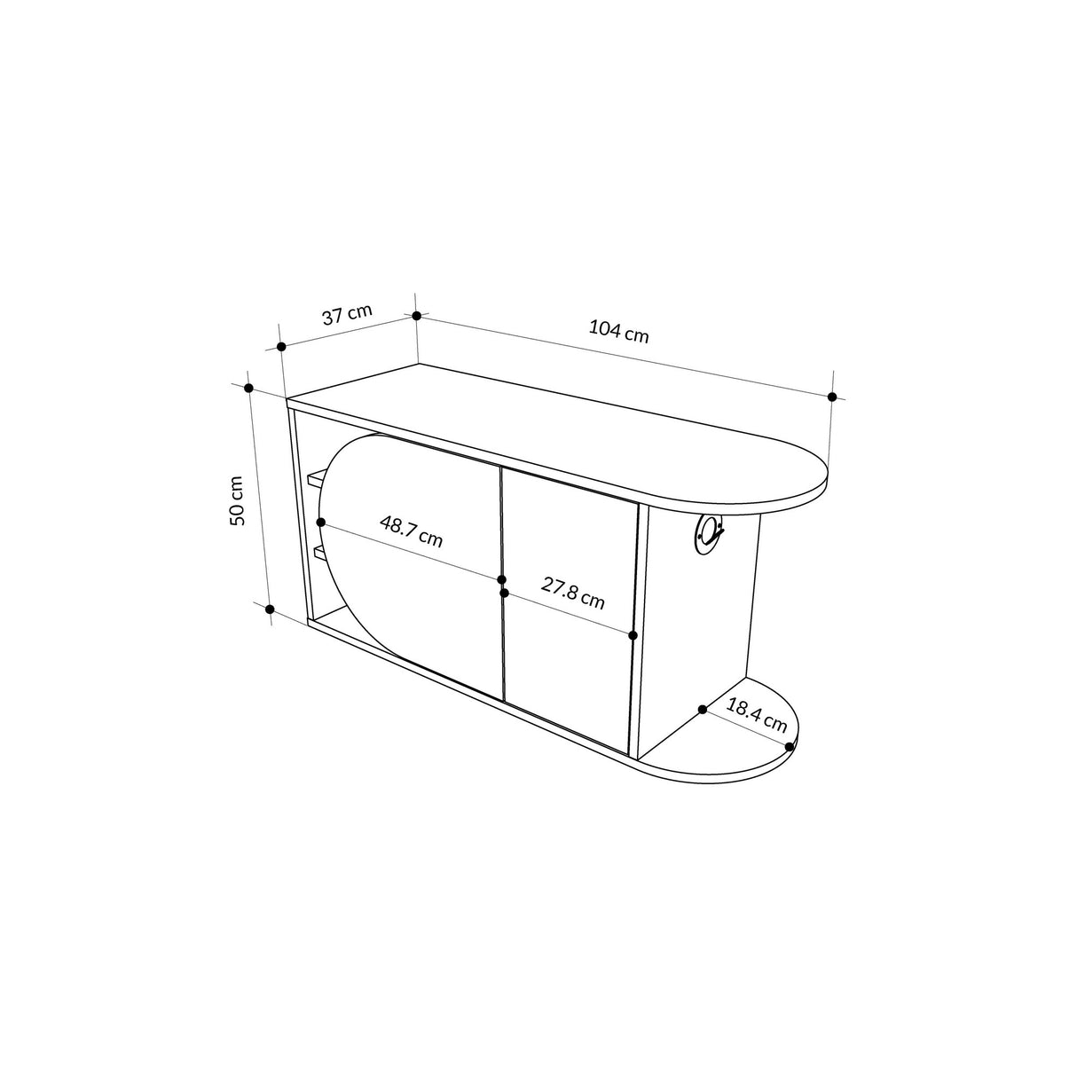 Armoire à chaussures Nova Banc de chaussures chêne mélamine blanche 104x50x37 cm