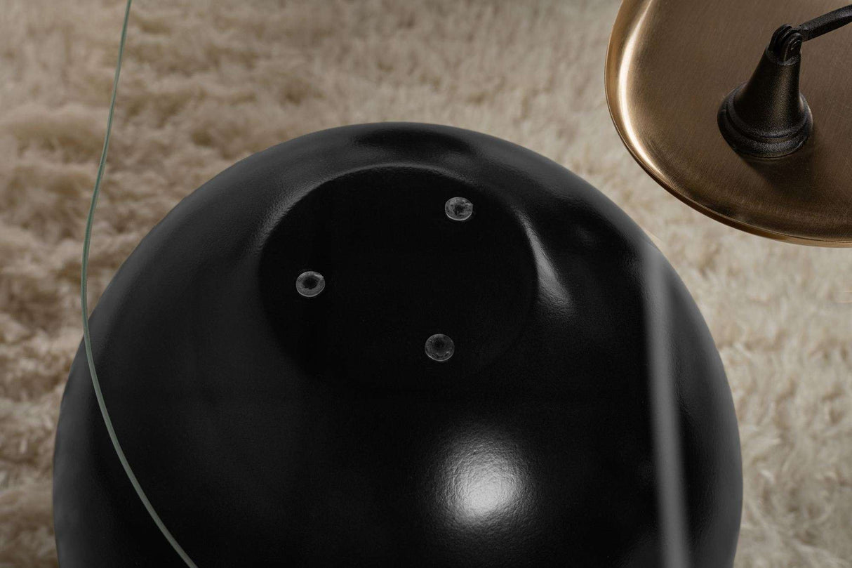 Salontafel Evara 118x75x30 cm zwart en transparant glas Black Transparent Tempered glass