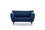 Canapé convertible 2 places Vino Daybed Bleu Marine