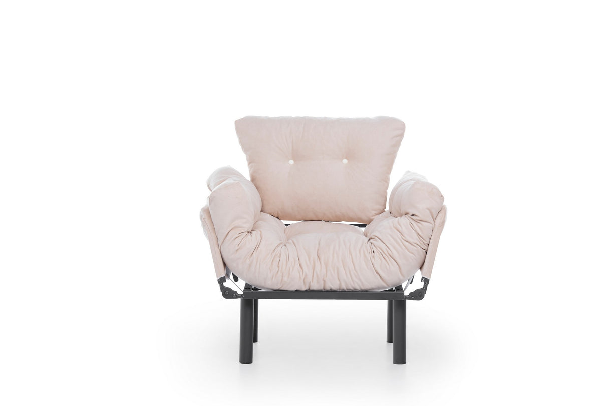 Fauteuil Nitta Single Crème