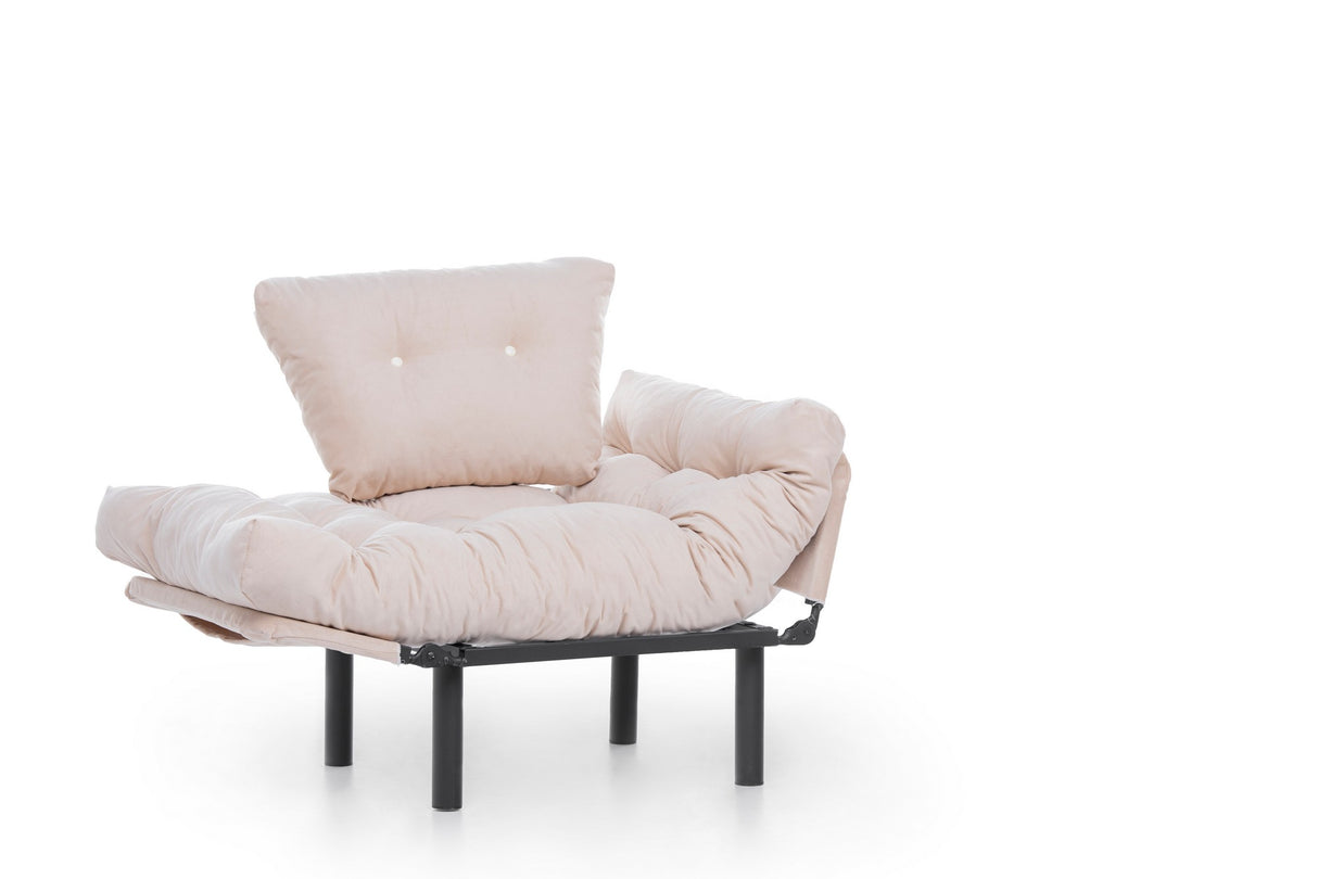 Fauteuil Nitta Single Crème