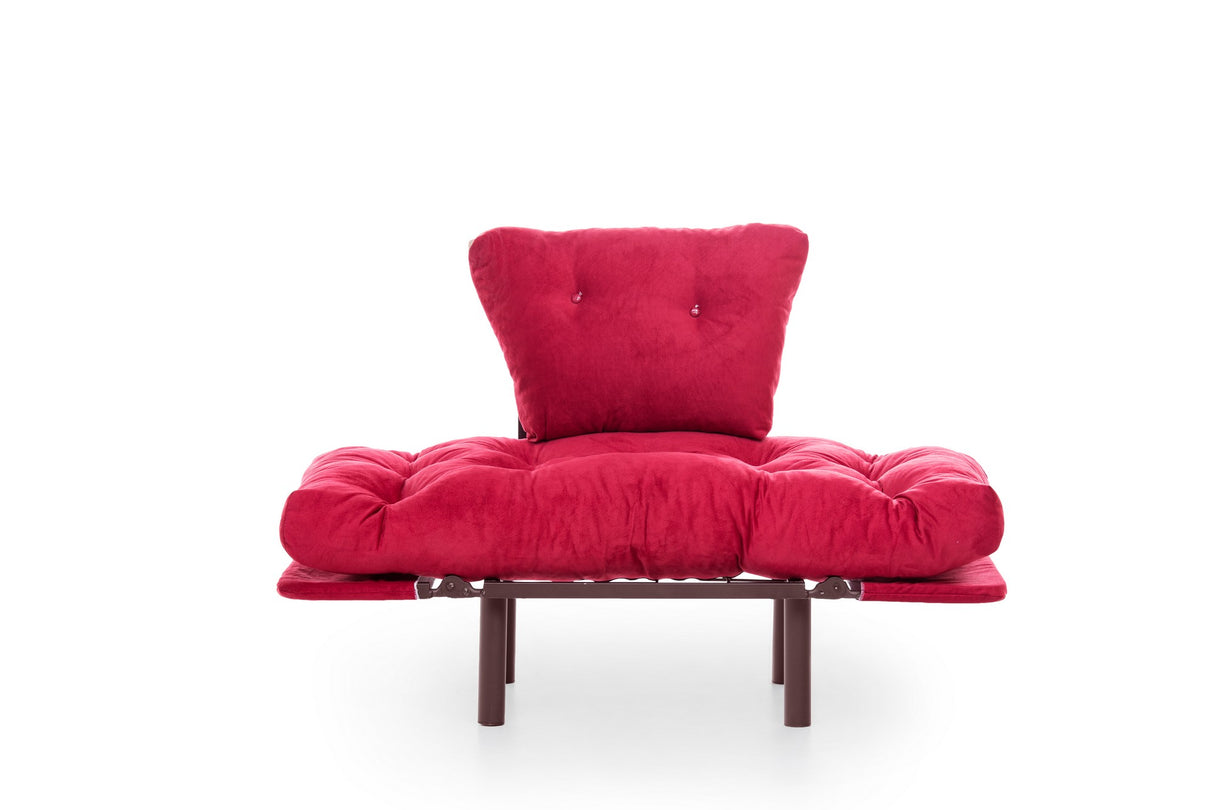 Fauteuil Nitta Single Maroon