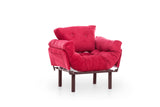 Fauteuil Nitta Single Maroon