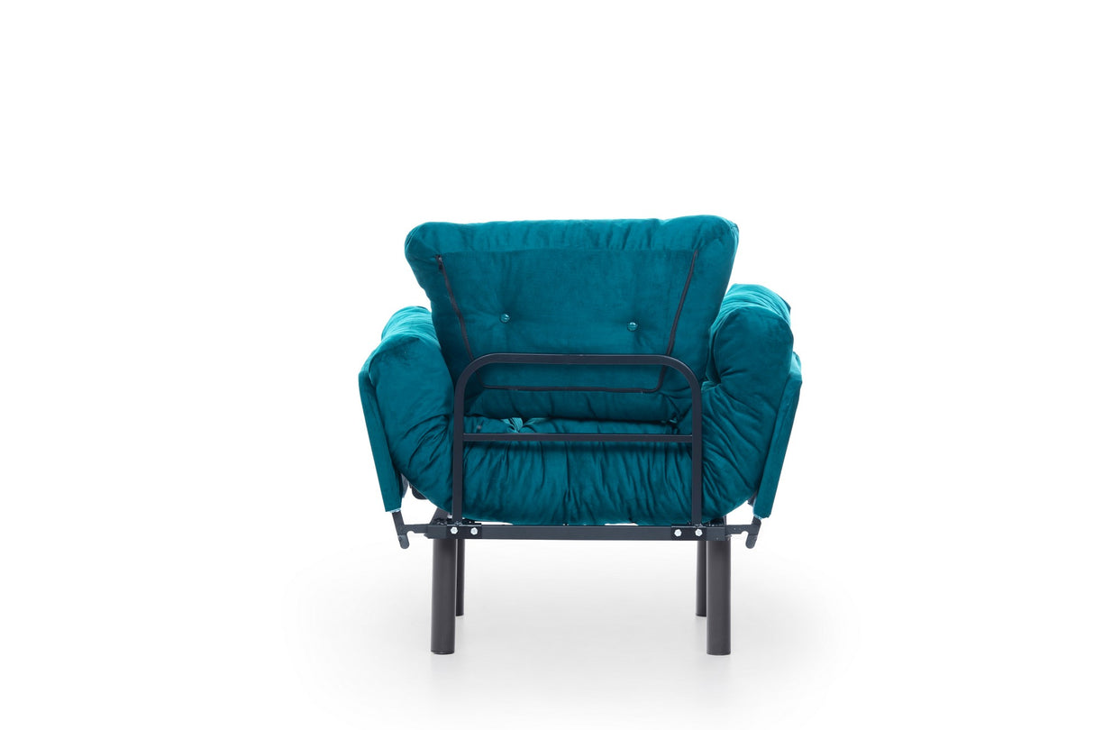 Fauteuil Nitta Single Petrol Groen