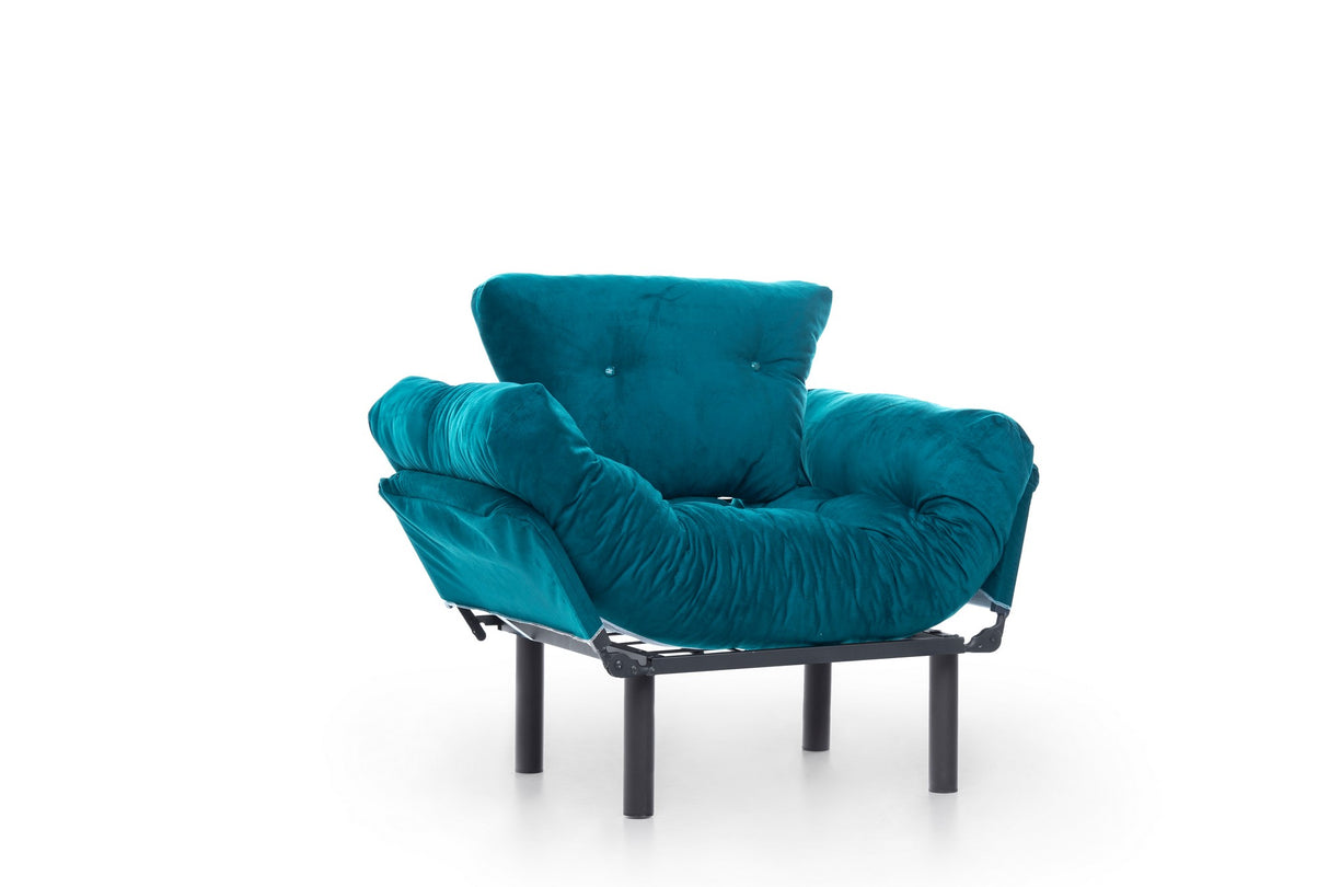 Fauteuil Nitta Single Petrol Groen