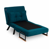 Fauteuil couchage Sando Vert Pétrole