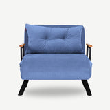 Slaapfauteuil Sando Blauw