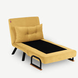 Slaapfauteuil Sando Mustard