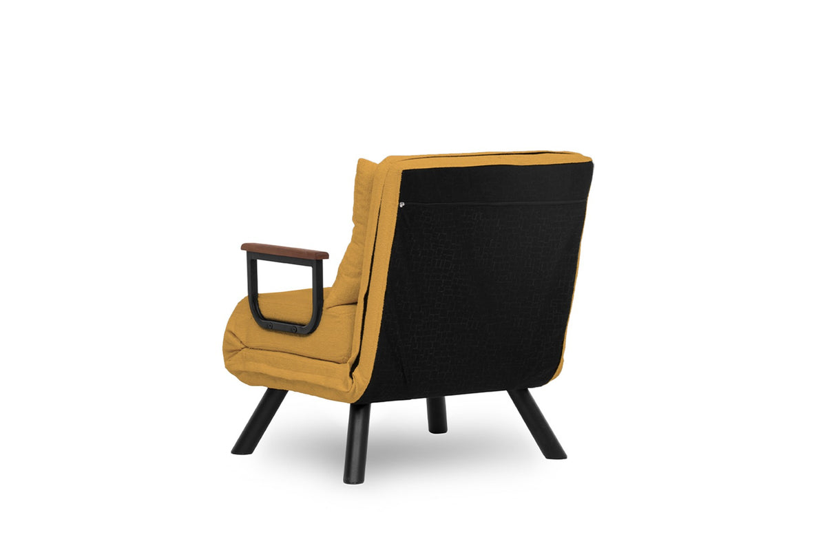 Slaapfauteuil Sando Mustard