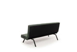 Canapé-lit 3 places Zoly Vert Tissu - 180 cm - Sans accoudoirs - Capitonné 
