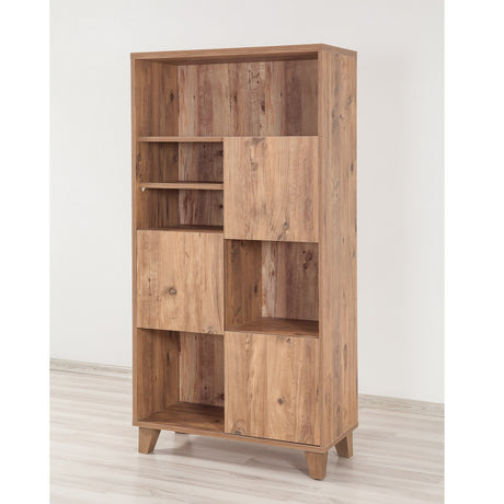 Boekenkast Marina Flora Atlantisch Dennenhout Melamine 80x155x36 cm