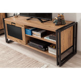 Meubles télévisés Arcas atlantique Pine Noire Mélamine 130x50x45 cm