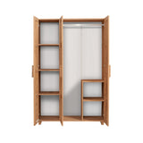 Armoire Hedera atlantique mélamine 120x189x48 cm