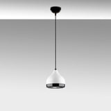 Hanglamp 1-lichts Wit Metaal Grip