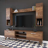 Ensemble de meubles TV Alta Walnut Melamine 180x48.6x35 cm