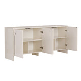 Arlen sidetable crème 180 cm Gemelamineerd hout