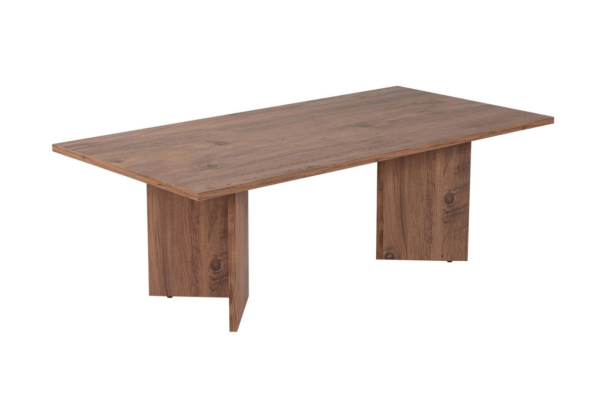 Table basse rectangulaire Siban aspect pin atlantique - 119x60 cm 