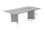Table basse rectangulaire Siban aspect pin atlantique - 119x60 cm 