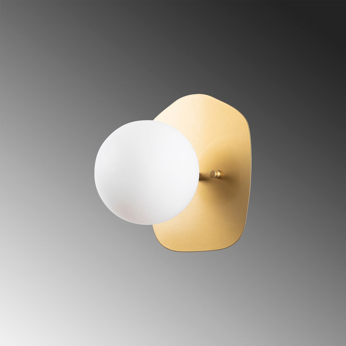 Wandlamp 1-lichts Goud Glas Axel