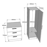 Armoire murale jade atlantique denhout mélamine blanche 60x72x47 cm