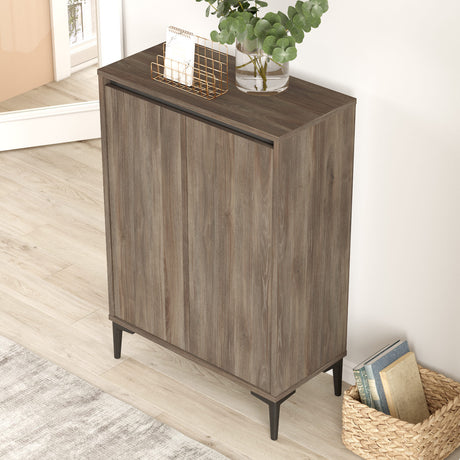 Wandkast Java Bruin Antraciet Melamine 72x104x35 cm