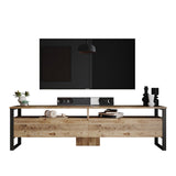 Ensemble de meubles de télévision Sable Atlantic Pine Mélamine 180x56x35,5 cm