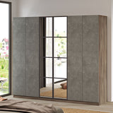 Armoire Astra Brown Grey Mélamine 207.6x183.8x50 cm