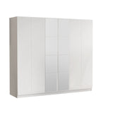 Kledingkast Astra Wit Melamine 207,6x183,8x50 cm